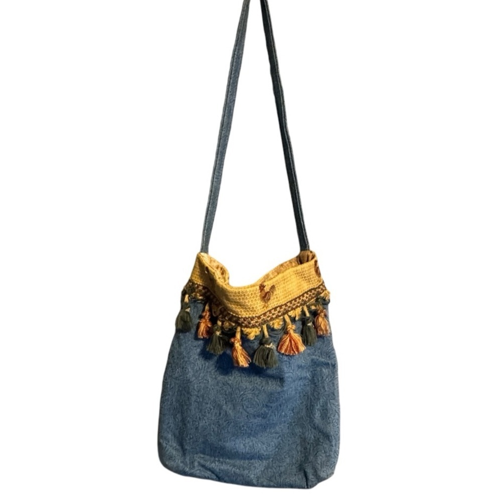 Vintage Denim‎ Shoulder Bag - Picture 2 of 5